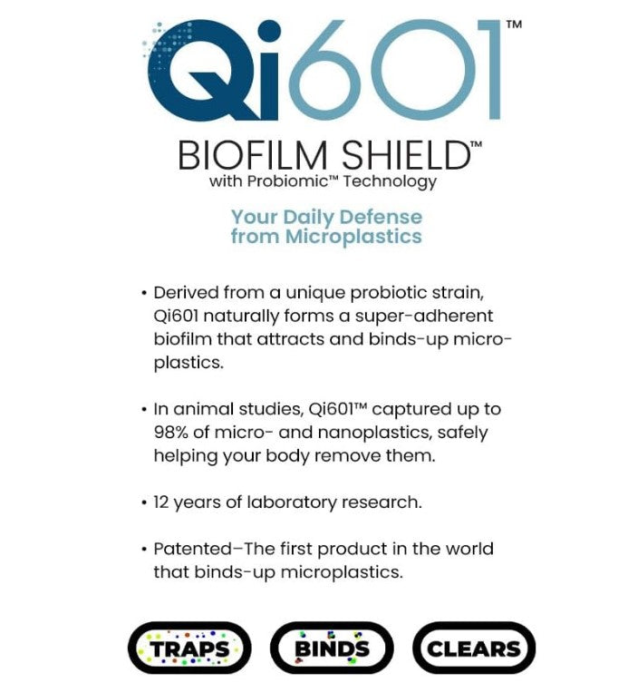 Qi601® Microplastic Defense – Powered by Biofilm Shield Technology